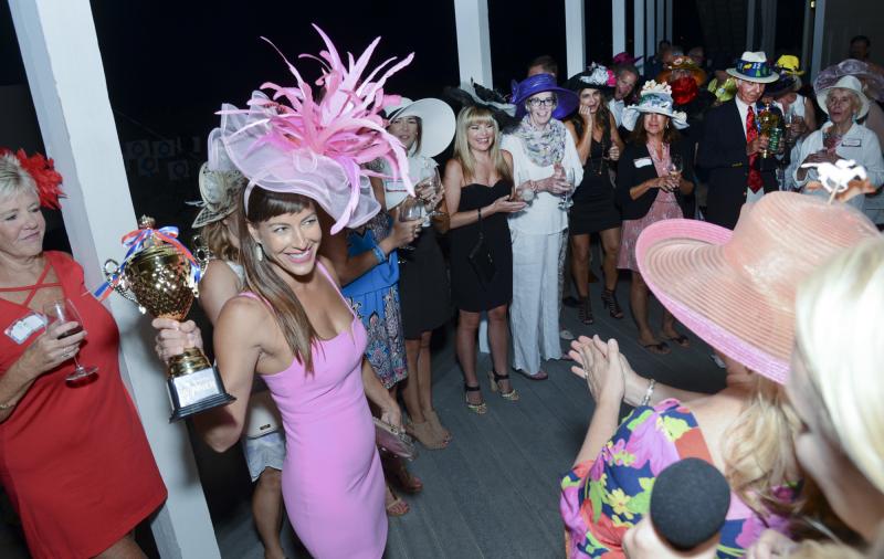 Erin Marsh Lee, the ladies hat winner.